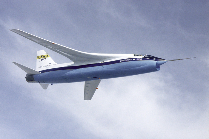 Space History Photo: NASA F-8A Crusader Supercritical Wing Aircraft